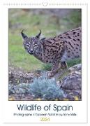 Wildlife of Spain (Wall Calendar 2024 DIN A3 portrait), CALVENDO 12 Month Wall Calendar