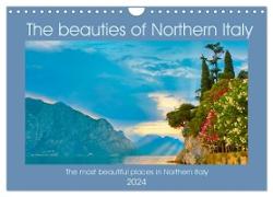 The beauties of Northern Italy (Wall Calendar 2024 DIN A4 landscape), CALVENDO 12 Month Wall Calendar