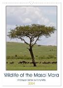 Wildlife of the Masai Mara (Wall Calendar 2024 DIN A3 portrait), CALVENDO 12 Month Wall Calendar