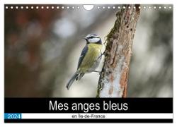 Mes anges bleus en Île-de-France (Calendrier mural 2024 DIN A4 vertical), CALVENDO calendrier mensuel