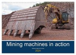 Mining machines in action - Various open-pit mines (Wall Calendar 2024 DIN A3 landscape), CALVENDO 12 Month Wall Calendar