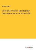Uebersicht der Resultate Mineralogischer Forschungen in den Jahren 1856 und 1857