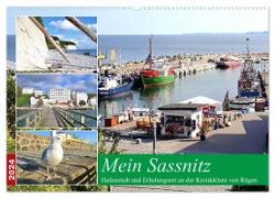 Mein Sassnitz - Hafenstadt und Erholungsort an der Kreideküste von Rügen (Wandkalender 2024 DIN A2 quer), CALVENDO Monatskalender
