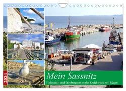Mein Sassnitz - Hafenstadt und Erholungsort an der Kreideküste von Rügen (Wandkalender 2024 DIN A4 quer), CALVENDO Monatskalender