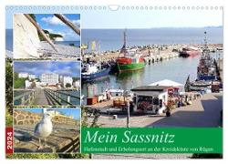 Mein Sassnitz - Hafenstadt und Erholungsort an der Kreideküste von Rügen (Wandkalender 2024 DIN A3 quer), CALVENDO Monatskalender