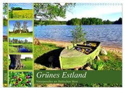 Grünes Estland - Naturparadies am Baltischen Meer (Wandkalender 2024 DIN A3 quer), CALVENDO Monatskalender