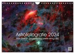 Astrofotografie von Stefan Ziegenbalg (Querformat) (Wandkalender 2024 DIN A4 quer), CALVENDO Monatskalender