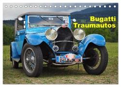 Bugatti Traumautos (Tischkalender 2024 DIN A5 quer), CALVENDO Monatskalender