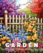 Coloring Book for Adults Garden