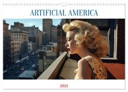 Artificial America (Wandkalender 2024 DIN A3 quer), CALVENDO Monatskalender
