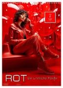 Rot, die sinnliche Farbe (Wandkalender 2024 DIN A3 hoch), CALVENDO Monatskalender
