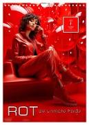 Rot, die sinnliche Farbe (Wandkalender 2024 DIN A4 hoch), CALVENDO Monatskalender