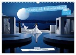 Santorini, Griechenland -Romatische Abendstimmung- (Wandkalender 2024 DIN A3 quer), CALVENDO Monatskalender
