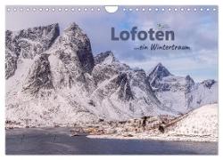 Lofoten ...ein Wintertraum (Wandkalender 2024 DIN A4 quer), CALVENDO Monatskalender