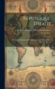 République D'haiti: Documents Diplomatiques. Relations Extérieures, Affaire Maunder, Issue 2