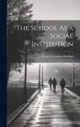 The School As a Social Institution
