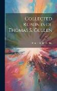 Collected Reprints of Thomas S. Cullen, Volume 2