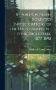 Report Upon the Forestry Investigations of the U.S. Department of Agriculture, 1877-1898