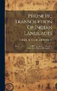 Phonetic Transcription Of Indian Languages: Report Of Committee Of American Anthropological Association, Volume 66, Issues 1-18