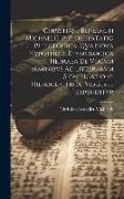 Christiani Benedicti Michaelis, P. P. Dissertatio Philologica, Qva Nova Hypothesis Etymologica Hebraea De Vocvm Seminibvs Ac Litterarvm Significatione