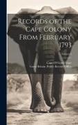 Records of the Cape Colony From February 1793, Volume 5