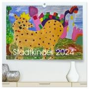Stadtkinder 2024 (hochwertiger Premium Wandkalender 2024 DIN A2 quer), Kunstdruck in Hochglanz