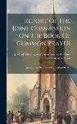 Report Of The Joint Commission On The Book Of Common Prayer: Appointed By The General Convention Of 1913