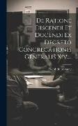 De Ratione Discendi Et Docendi Ex Decreto Congregationis Generalis Xiv