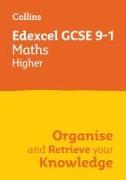 Edexcel GCSE 9-1 Maths Higher Organise and Retrieve Your Knowledge