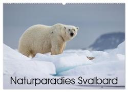 Naturparadies Svalbard (Wandkalender 2024 DIN A2 quer), CALVENDO Monatskalender
