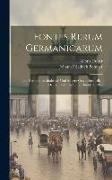 Fontes Rerum Germanicarum: Bd. Hermannus Altahensis Und Andere Geschichtsquellen Deutschlands Im 13. Iahrhundert. 1845