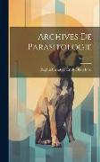 Archives De Parasitologie, Volume 3