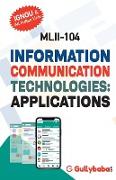 MLII-104 Information Communication Teachnologies-Applications