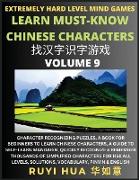 Chinese Character Search Brain Games (Volume 9)