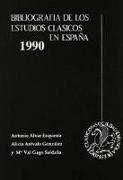 Bibliografía de los estudios clásicos en España, 1990
