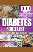 Diabetes Foodlists Encyclopedia With Meal Plan