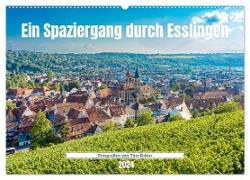 Ein Spaziergang durch Esslingen (Wandkalender 2024 DIN A2 quer), CALVENDO Monatskalender