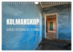 Kolmanskop Sand storm in town (Wall Calendar 2024 DIN A4 landscape), CALVENDO 12 Month Wall Calendar