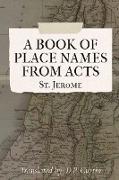 A List of Placenames from 'Acts'