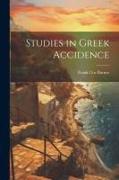 Studies in Greek Accidence