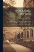 Inaugural Address: The College, its Ideals and its Problems [by] President John Hanson Thomas Main, PH. D., Iowa College Commencement, Tu