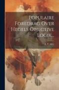 Populaire Foredrag Over Hegels Objective Logik