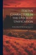 Italian Characters in the Epoch of Unification
