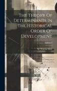 The Theory Of Determinants In The Historical Order Of Development, Volume 3