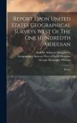 Report Upon United States Geographical Surveys West Of The One Hundredth Meridian: Botany