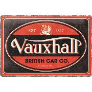 Blechschild. Vauxhall - Vintage Oval