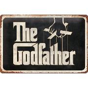Blechschild. Godfather - Logo