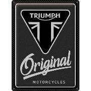 Blechschild. Triumph - Original Motorcycles