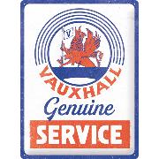 Blechschild. Vauxhall - Genuine Service