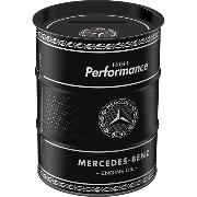Spardose Ölfass. Mercedes-Benz - Engine Oil
